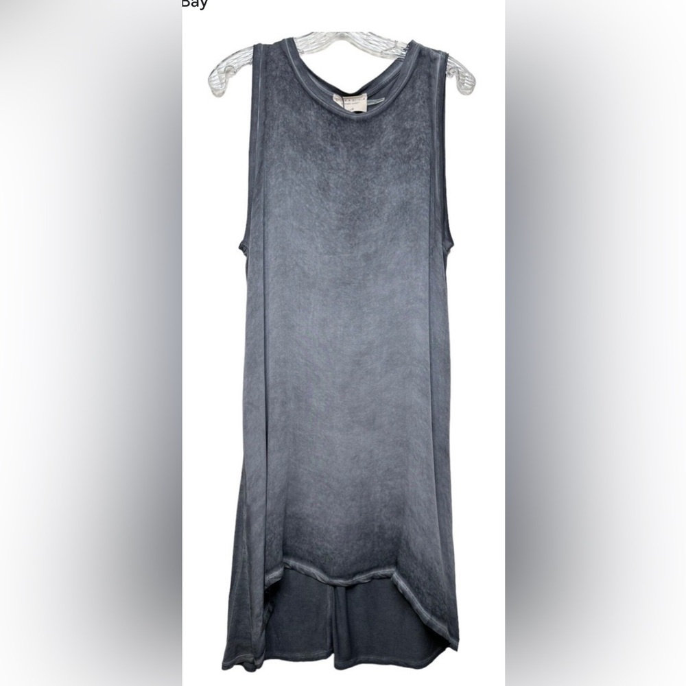 Alice + Olivia AIR Sleeveless Mineral Washed Grey Dress - Size S